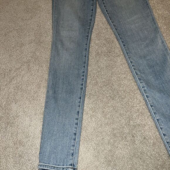 J Brand Maria High Rise Skinny Jeans Women’s Size 25 Light Wash Stretch - Picture 3 of 7